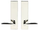 Stratus Lever, Tubular Privacy, Polished Stainless Steel, 2-3/8" Backset