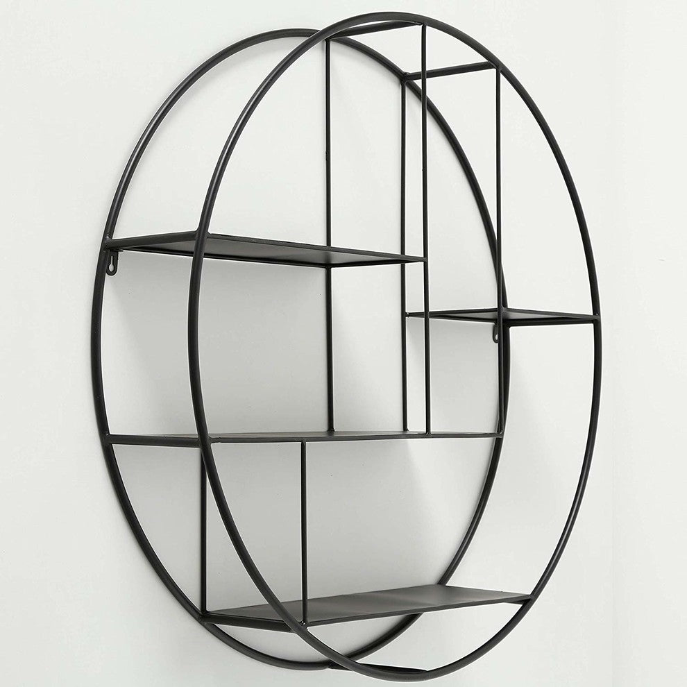 Round Floating Wall Shelf 29 Inches Diameter