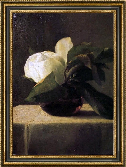 John La Farge Magnolia  Framed Premium Canvas Print, 18"x27"