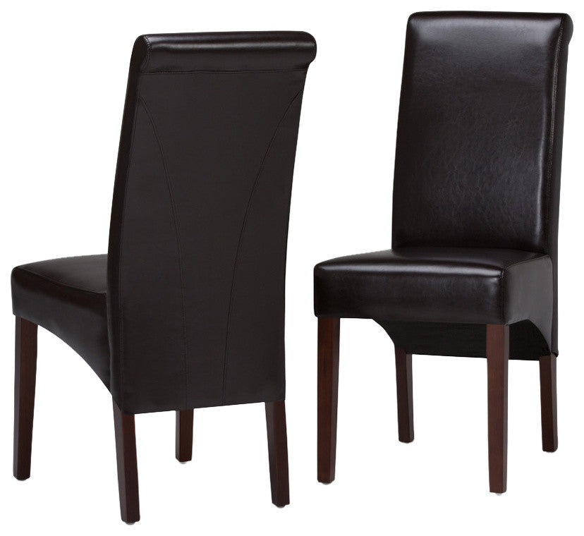 Avalon Parson Dining Chair (Set of 2) in Tanners Brown