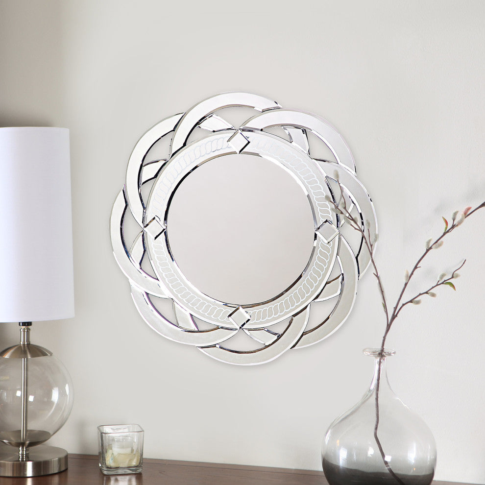 Howard Elliott Galaxy Round Mirror