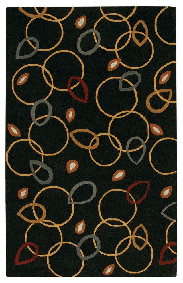 Metro Contemporary Area Rug, 5'x7'6" Rectangle