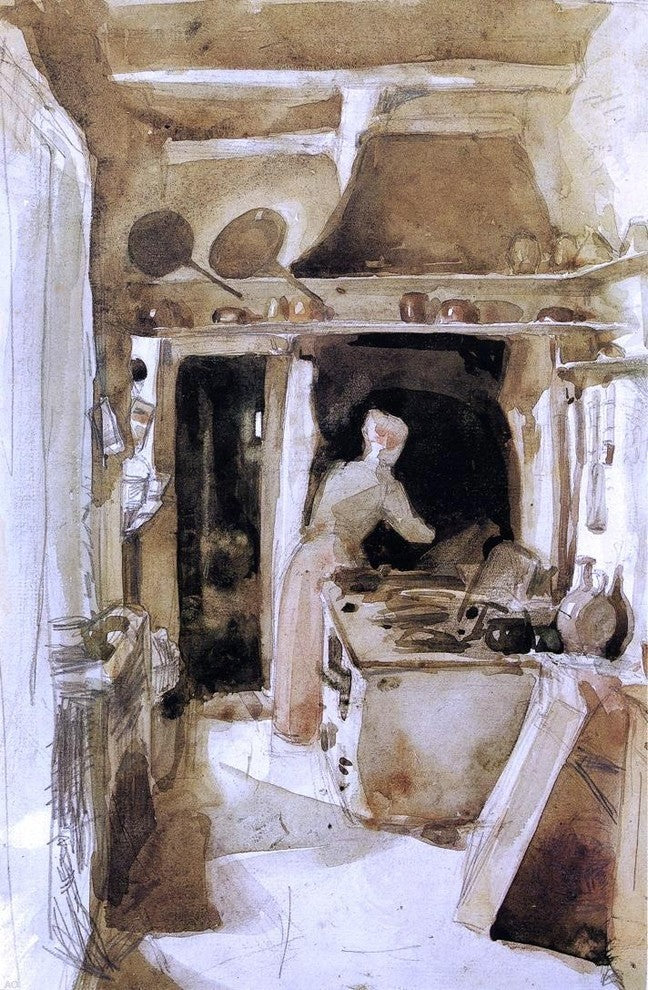 James McNeill Whistler The Kitchen Premium Canvas Print