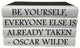 4 Piece Oscar Wilde Quote Decorative Book Set