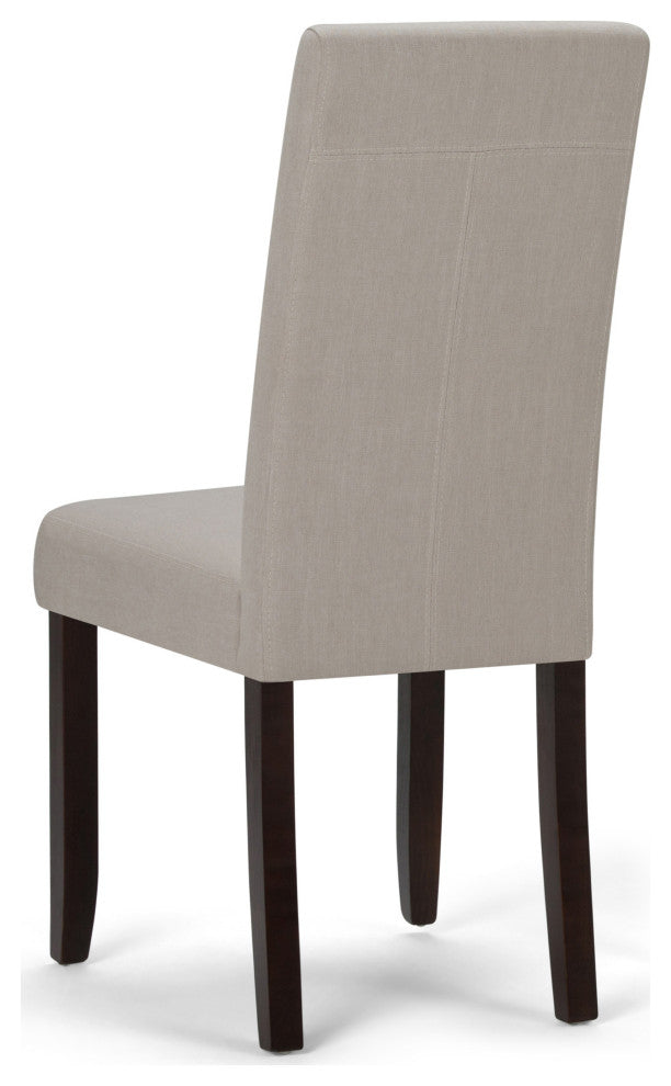 Acadian / Draper Solid Hardwood 7 Piece Dining Set, Light Beige