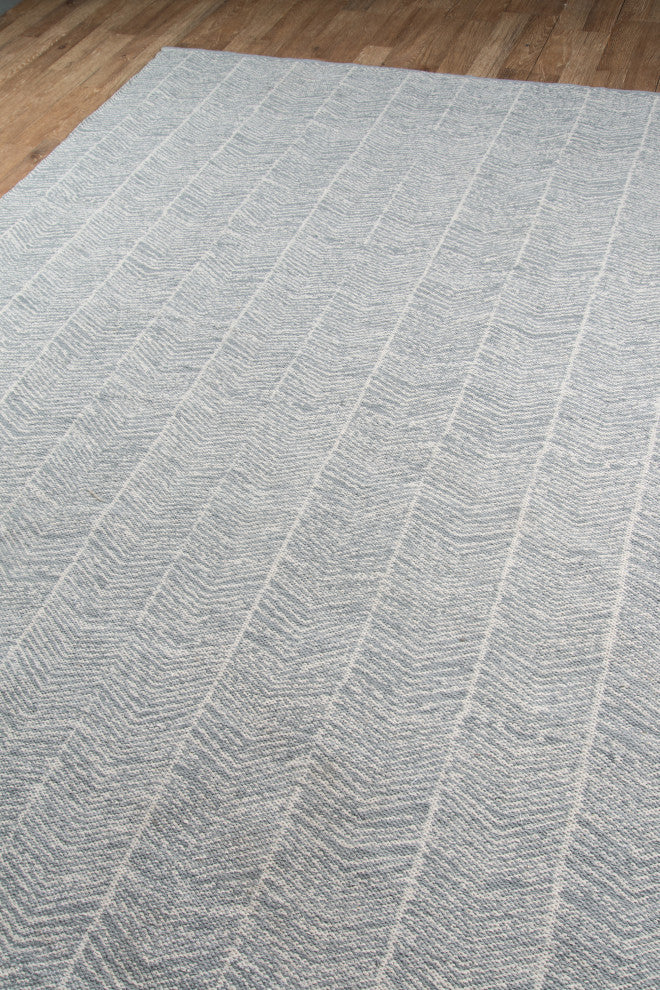 Erin Gates Easton Congress Indoor Outdoor Hand Woven Rug, Gray, 7'6"x9'6"