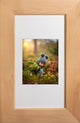 Concealed Picture Frame Medicine Cabinet, Unfinished Flat, 14"x24"