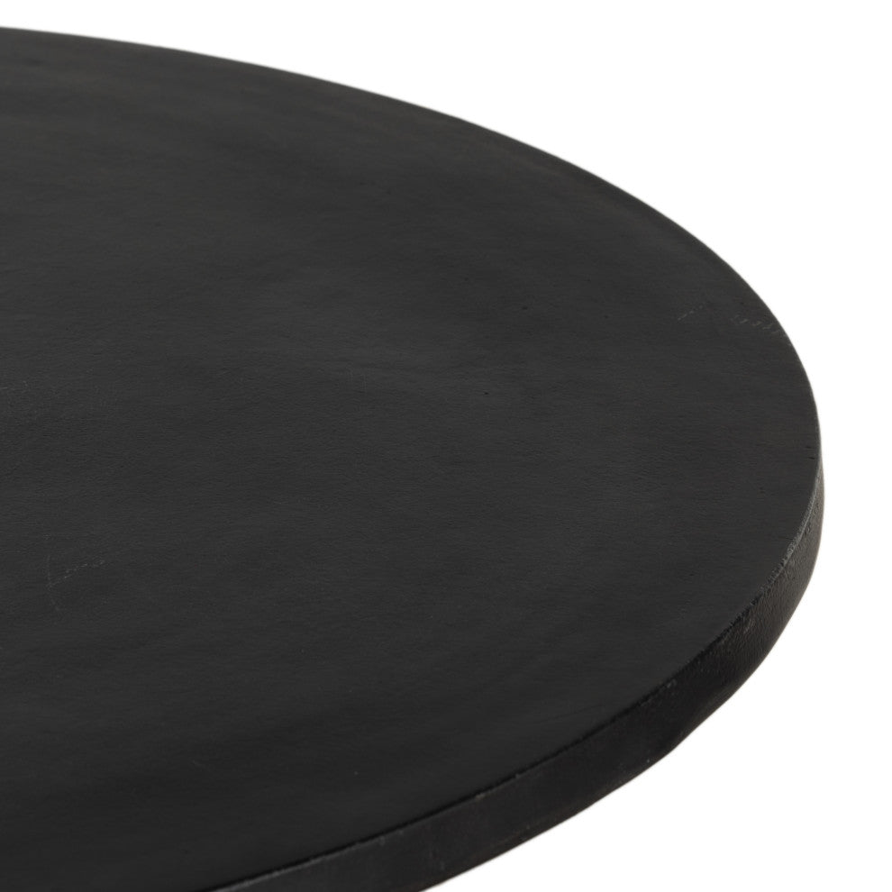 Basil Outdoor Dining Table-42"-Aged Grey