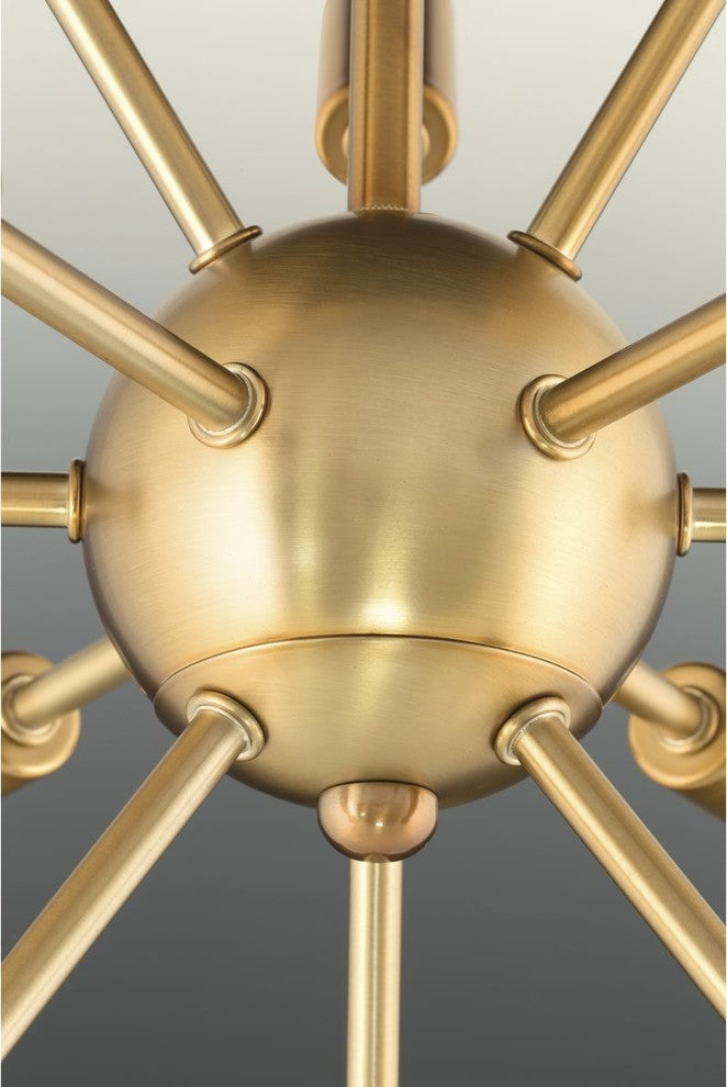 Ion 16-Light Chandelier, Brushed Bronze