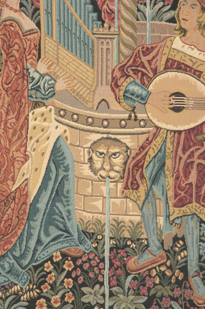 Country Musicians, Wall Tapestry, 42"x50"