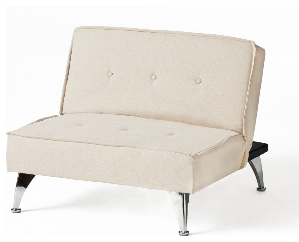 Gemma Modern Fabric Reclining Chair Ottoman