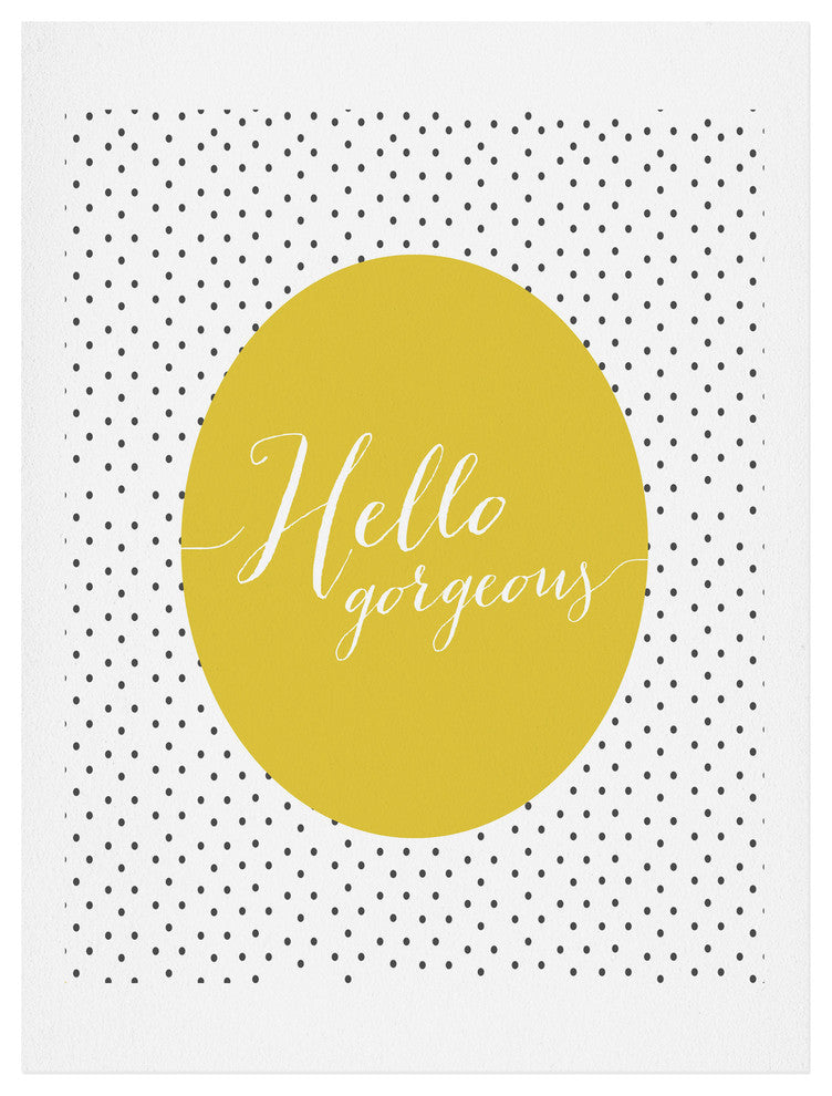 Deny Designs Allyson Johnson Hello Gorgeous Art Print