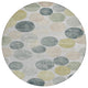 Machine Washable Indoor/Outdoor Chantille ACN1898 Gray 8' x 8' Round Rug
