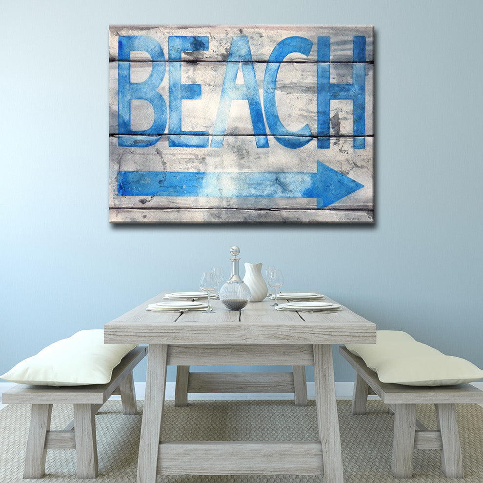 Ready2Hangart 'Beach That Way' By Norman Wyatt Jr. Canvas Art, 16"x20"