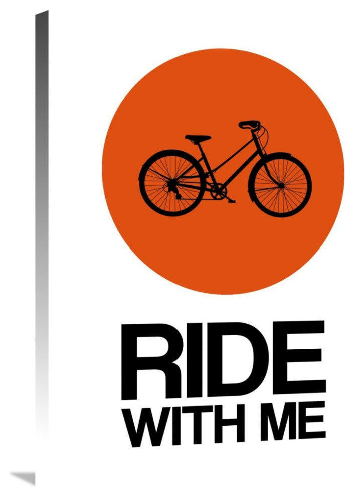 "Ride With Me Circle Poster 1" Fine Art Print