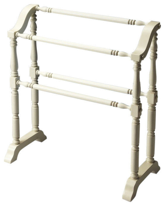 Lillian Blanket Rack, White