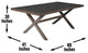 Marina Rectangle Patio Table