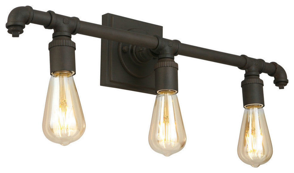 Wymer 3-Light Bath Vanity Light, Matte Bronze