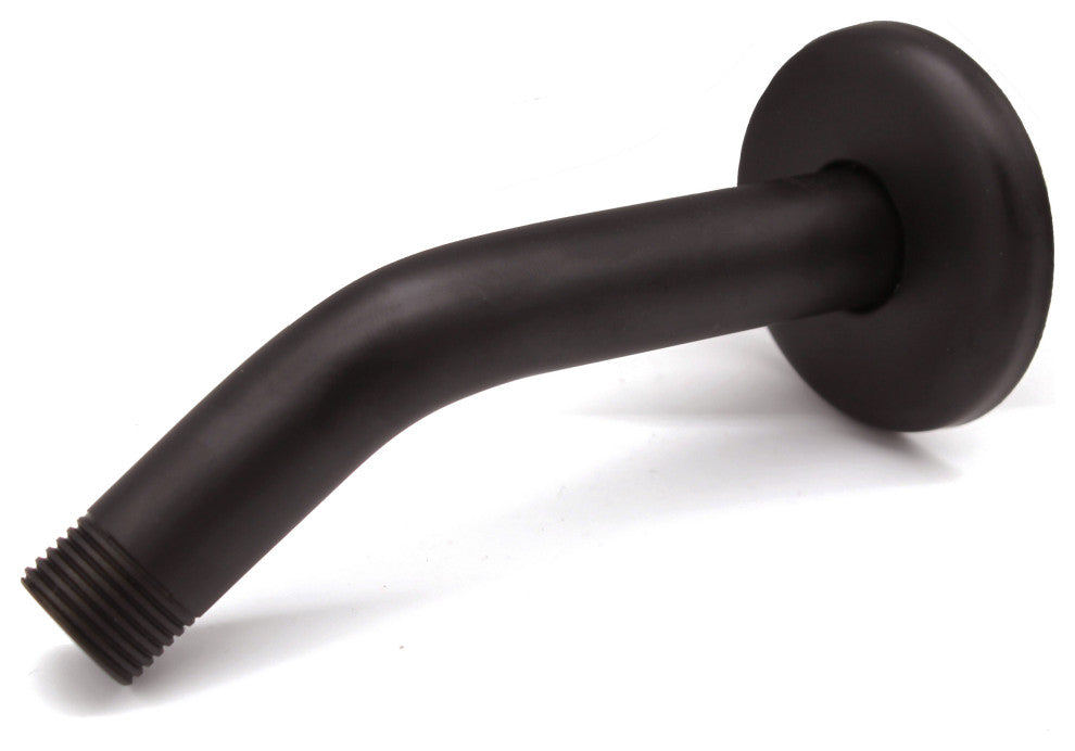 6" Shower Arm In Polished Brass, Oil Rubbed Bronze