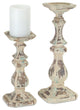 Candle Holder, 2-Piece Set, Multicolor