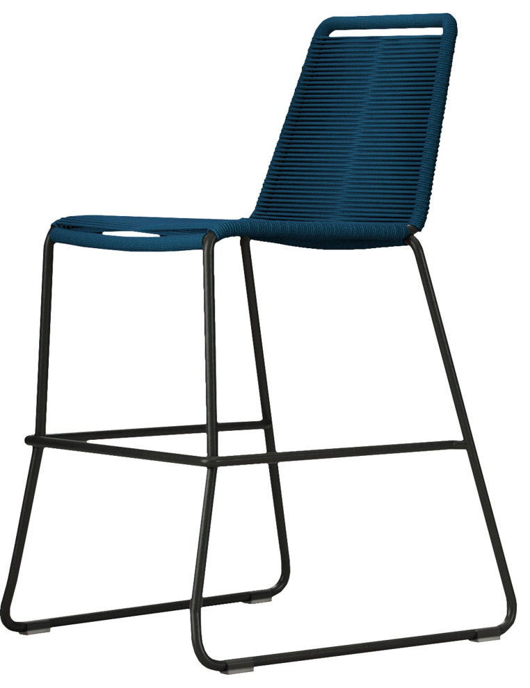 Barclay Counter Stool, Blue Cord