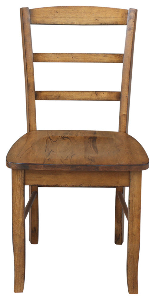 Set of Two Madrid Chairs, Pecan