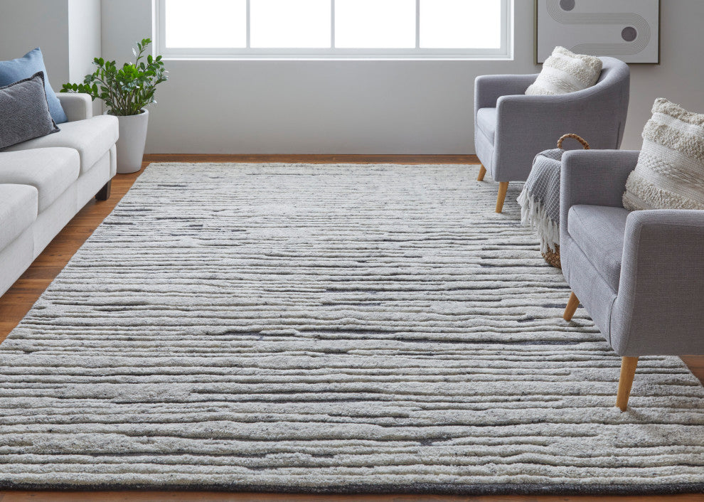 Broadfield T6037 Modern/Scandinavian/Casual Area Rug, 2'x3'