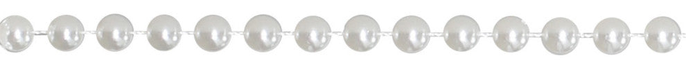 15' Classic Bead Garland, Iridescent Clear