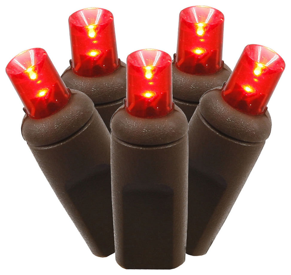 Vickerman X4B2813 150 Red Wide Angle Led Single Mold Christmas Net Light