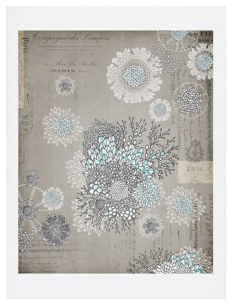 Deny Designs Iveta Abolina French Blue Art Print