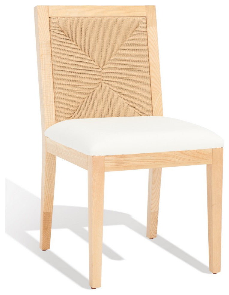 Safavieh Couture Emilio Woven Dining Chair, Natural