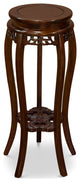 Elmwood Flower Motif Pedestal