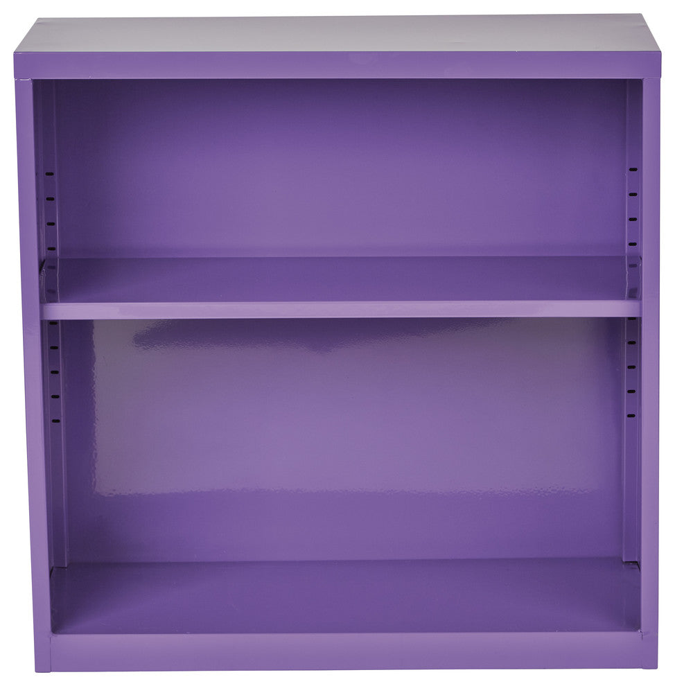 Metal Bookcase, Purple, Ships fully Assembled.