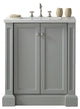 30" Wood Sink Vanity With Quartz Top-No Faucet