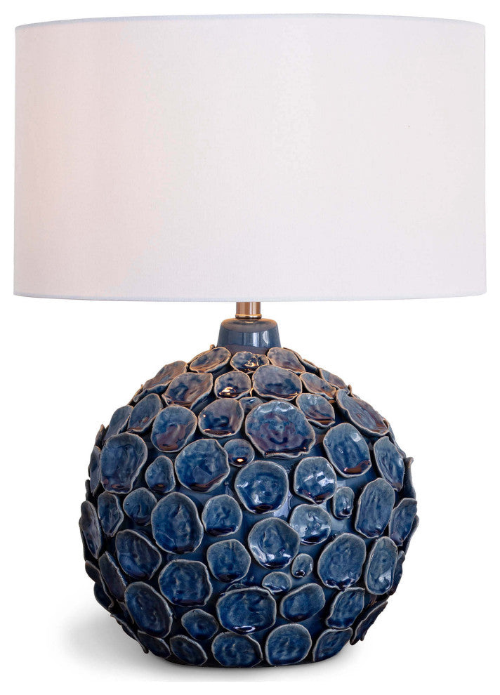 Lucia Ceramic Table Lamp, Blue