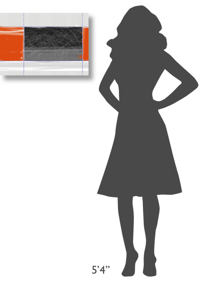 "Orange And Black" Fine Art Print