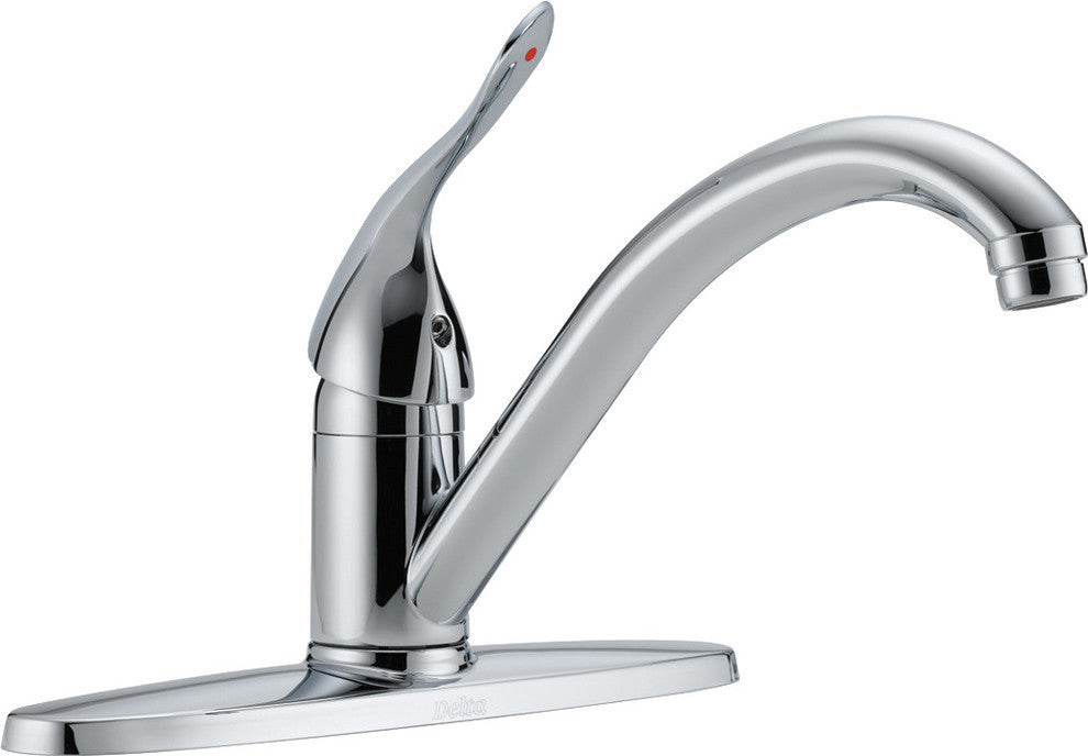 Delta HDF Single Handle Kitchen Faucet, Chrome, 100LF-HDF