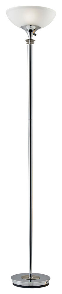 Metropolis Floor Lamp, Chrome