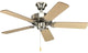 Airpro Builder 42" 5-Blade Ceiling Fan, Brushed Nickel