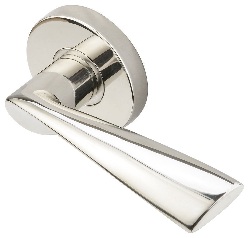 Breeze Lever, Tubular Privacy, Polished Stainless Steel, 2-3/8" Backset