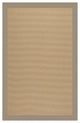 Zoe-Sisal Machine Tufted Rectangle Rug, Buff, 5'x8'