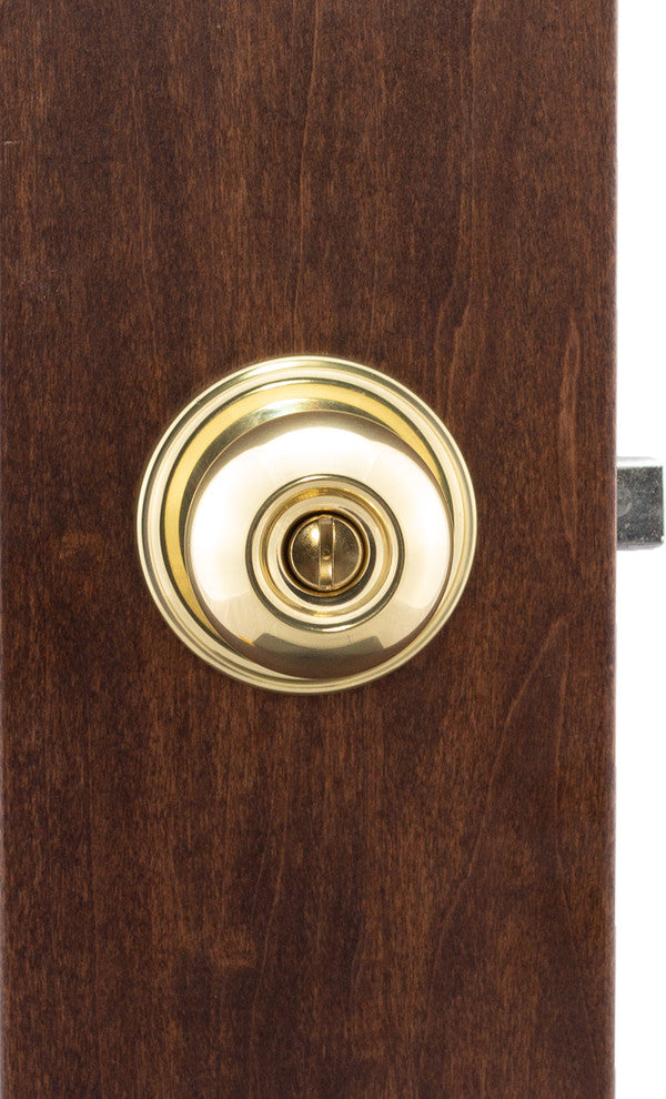 Privacy Knob, Polished Brass