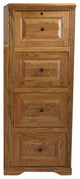 Eagle Furniture Oak Ridge 4-Drawer File Cabinet, Lite Oak
