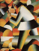 Kazimir Malevich Woodcutter - 21" x 28" Premium Canvas Print