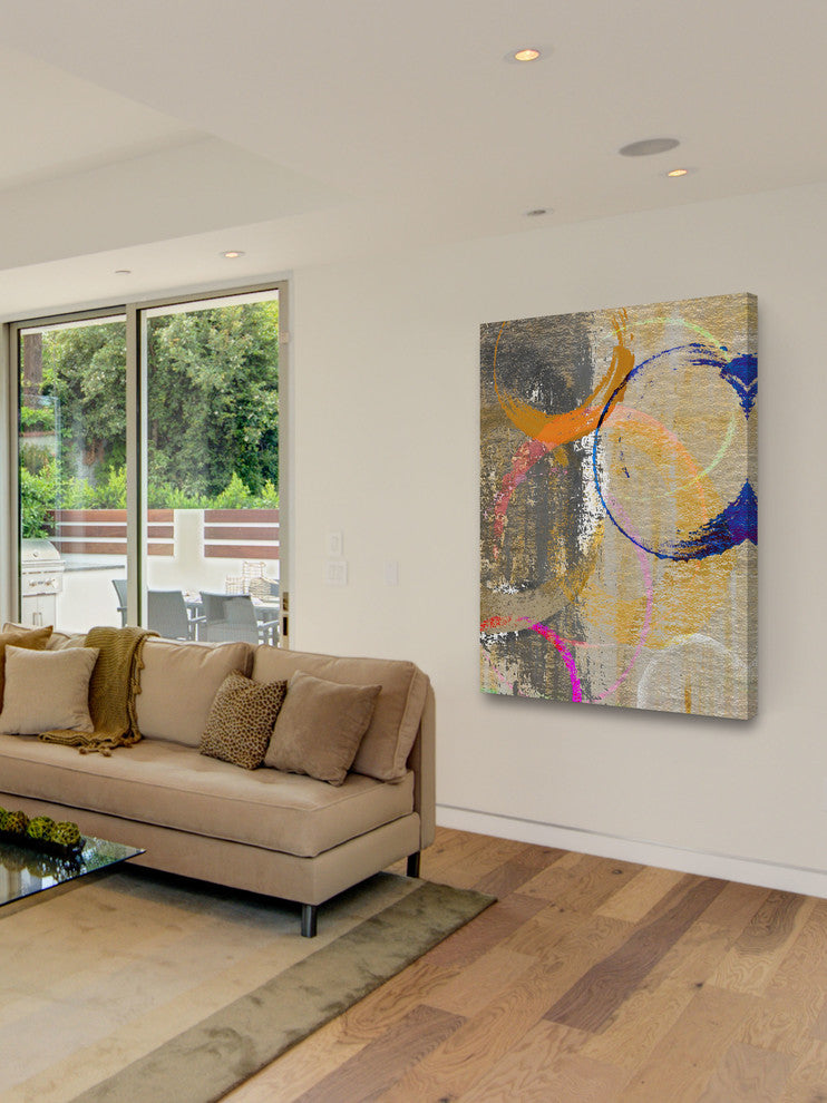 "Kyoto II" Painting Print on Canvas by Aryai