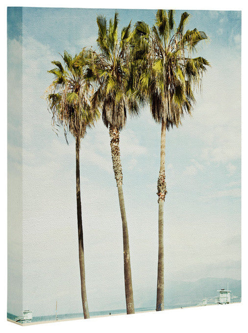 Deny Designs Bree Madden Venice Beach Palms Art Canvas