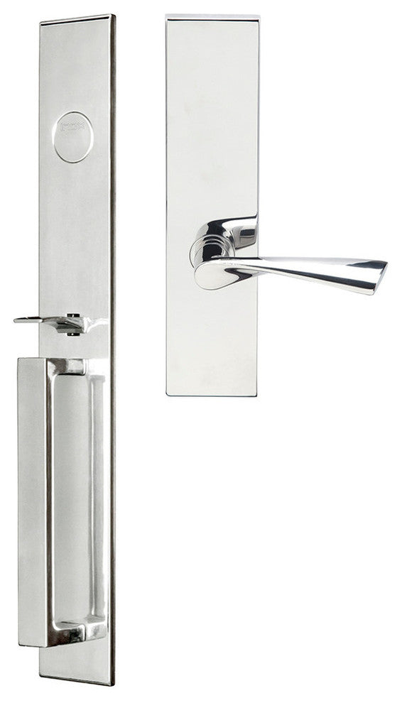 Breeze Lever, Mortise Dummy Handleset, Left Hand, Polished Stainless Steel