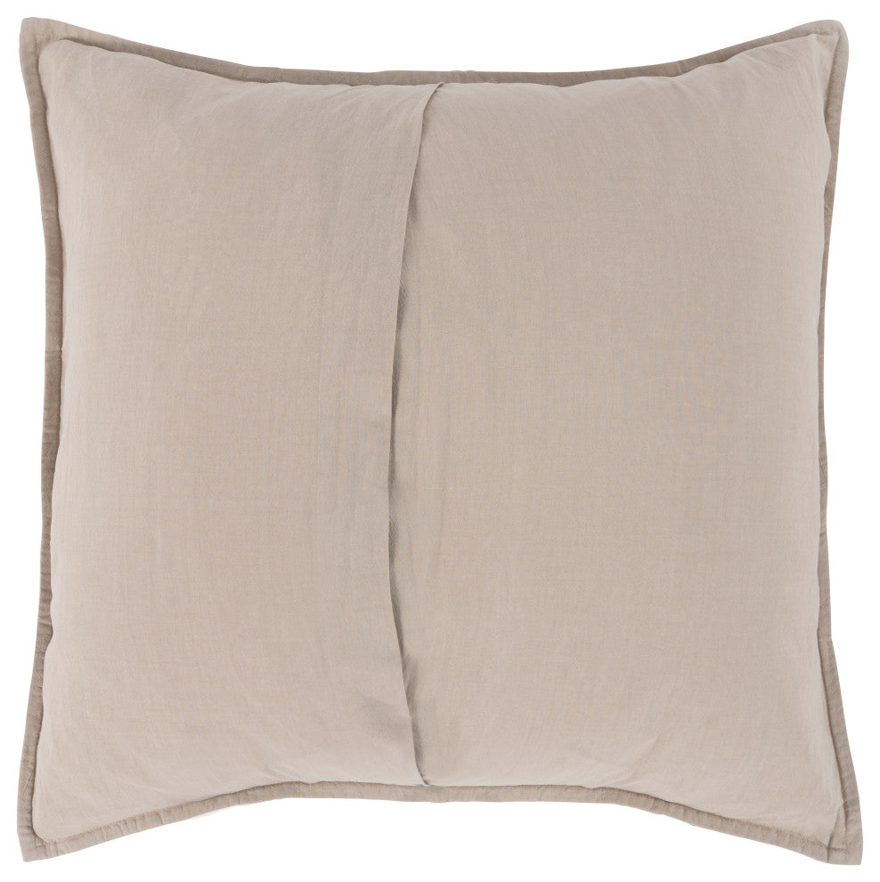 Camille Linen Sham, Natural, Euro Size