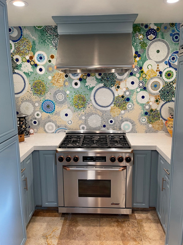 Anastasia - Abstract Mosaic Pattern, 71" X 35"