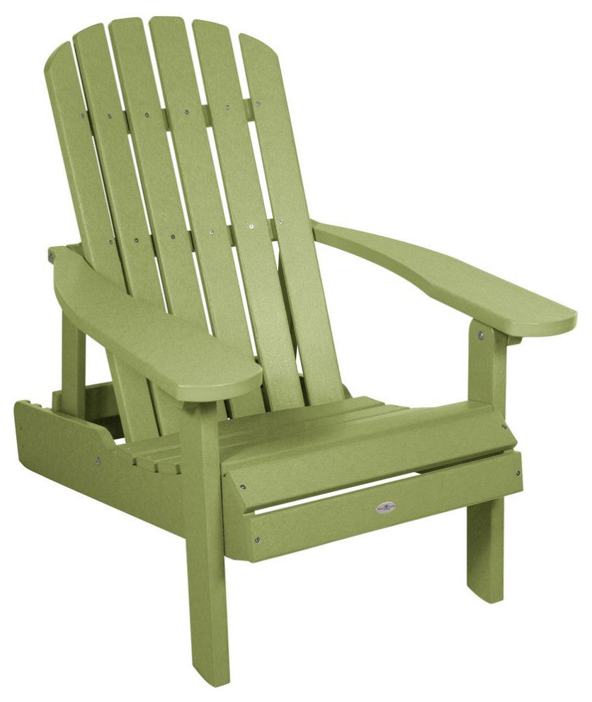 Cape Folding and Reclining Adirondack Chair, Palm Green